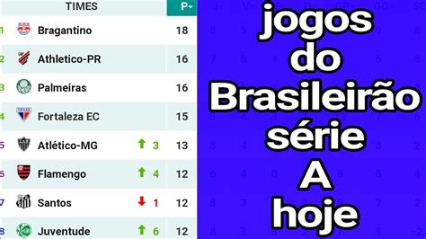 brasileirão hoje jogos